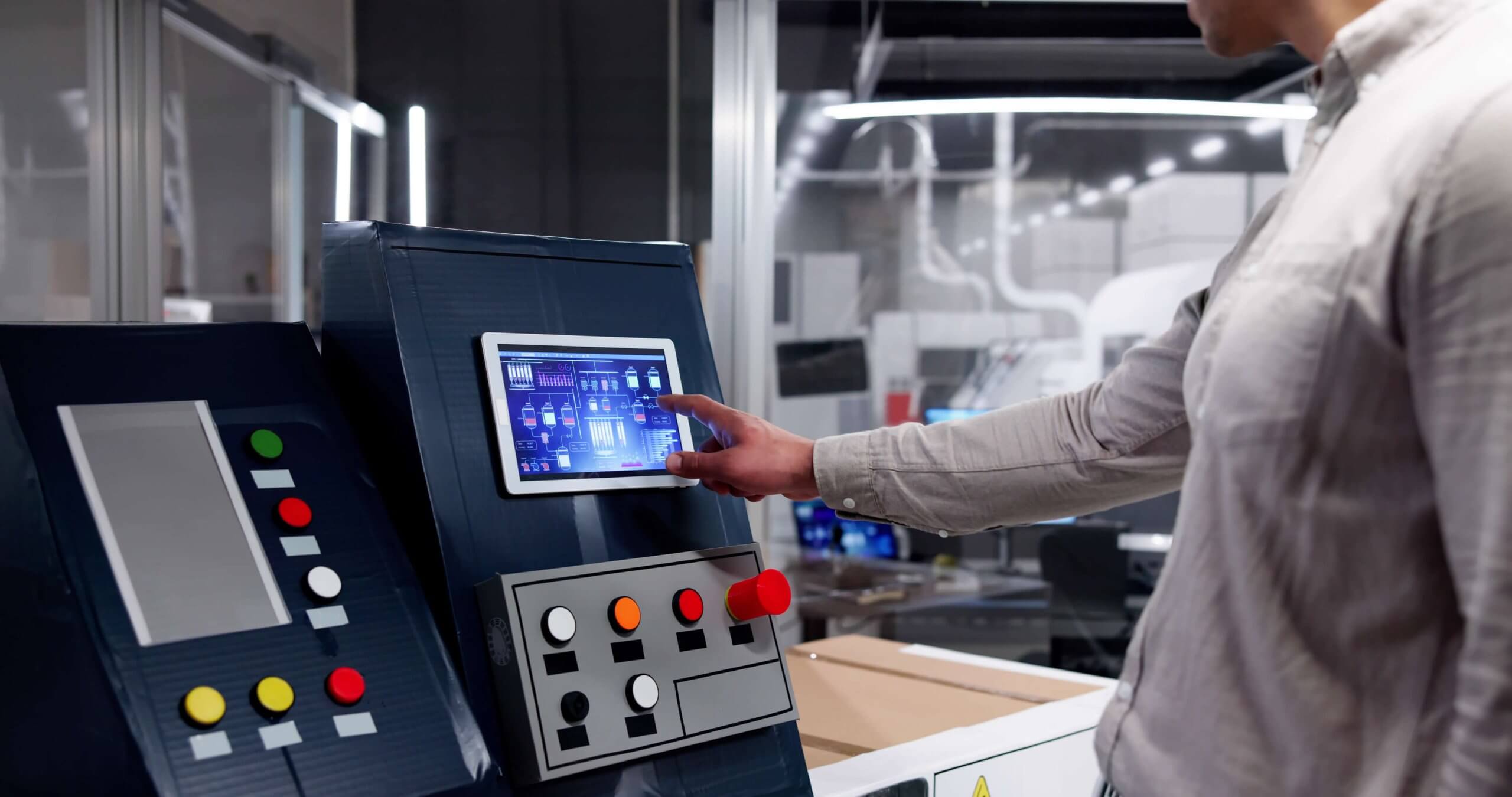 Automation Panels, PLCs, and HMI Components for Industrial Applications